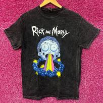 Rick and Morty Moon Morty mineral wash T-shirt S gray