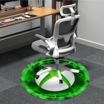 1 vnt. Xbox žaidimų biuro apvalus kilimas, vidinis kilimėlis, tinkamas biurui, miegamajam, svetainei, namų dekoravimui, kambario dekorui, biuro a0926227 80cm by 80cm