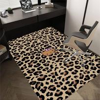1 vnt. Leopardo rašto Hello Kitty kilimas Neslystantis poliesterio grindų kilimėlis biurui. Miegamajam 60cm by 90cm gray