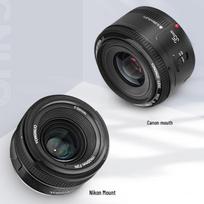 Yongnuo 35mm F2 Wide-Angle Prime Lens for Canon EF & Nikon F Full-Frame DSLR with Autofocus 35mm F2 - Nikon F Mount