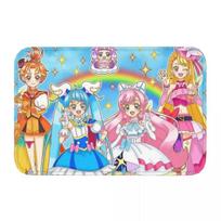 Pretty Cure Precure Princess Anime Non-Slip Carpet Hirogaru Sky Wing Butterfly Prism Sky Cool Doormat Bathroom Mat Floor Rug 40cmx60cm