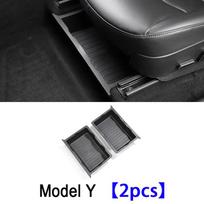 TPE dėžė daiktams laikyti po sėdyne, skirta Tesla Model Y. Organizatoriai, priekinė, galinė sėdynė, krepšys, šiukšlių dėklas, aksesuarai