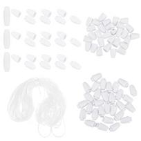 Saugos atsegami užsegimai Plastikinis karoliai užsegimas su nailoniniu dirželiu Atsegamas užsegimas Karoliukų cilindriukai Jungtys Patvarus