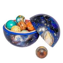 Solar System Cosmos Planet Set Resin Ornaments Kids Learning Game Toys