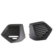 Priekinio rūko žibinto rėmelis ir dekoratyvinis dangtelis, laikiklis YL015707XT skirtas Peugeot 2008 Left black