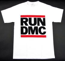 RUN DMC JAM MASTER JAY T-shirt Retro Logo Hip Hop Rap Rock White Men's New Unisex T-Shirt L