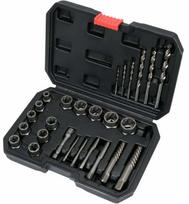 Nulūžusių varžtų išsukėjų komplektas Yato YT-05893, 26 vnt.