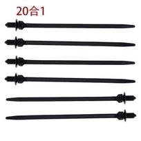 Premium-Nylon Push Mount Car Dome Cable Zip Tie, 162Mm Length, 60 Pcs, Black (as the picture,NONE)