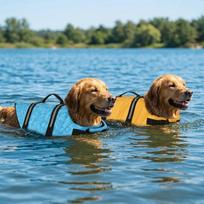 Handheld Grip Dog Life Jacket Adjustable Strap Pet Flotation Suit Dog Swimwear  Summer Wear S