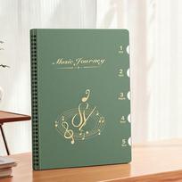 Non-reflective Sheet Music Storage Folder for Piano Scores 60 Sides (30 Pages) gray