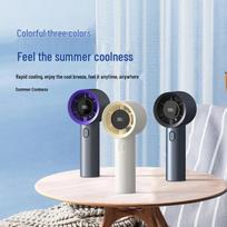Portable USB Rechargeable Mini Handheld & Desktop Fan gray