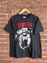 Vintage 90s Nirvana Kurt Cobain Grunge Band Tshirt Grail M Unisex T-Shirt XXXL brown