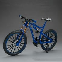 1:8 Scale Bicycle Toy Models Metal Diecast Shock Absorption Folding Bikes Rubber Tires Racing Bicycles Birthday Gifts For Boys