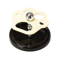 Yousheng Cat Paw Toothbrush Holder Desktop Toothbrush Toothpaste Organizer Cute Electric Toothbrush Stand for Washbasin Bathroom Storage black