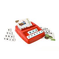1 Set Educational Matching Letter Math Game 2 in 1 Letters and Calculation Learning Preschool Games Children Toy Gifts red