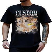 Custom Girlfriend Rap Shirt - Personalized Face Photo Tee for Boyfriend - Vintage Graphic Shirts for Men S juoda