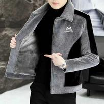 Men's Lambswool Lined Thick Warm Cardigan Jacket - Autumn Winter 2024 Collection 2XL