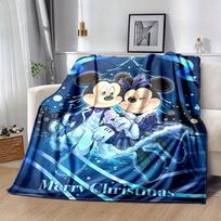 1pc, Mickey and Minnie (11) Home Decor Blanket: A Cozy Flannel Throw for Bedroom, Living Room, Travel, Camping, Car 80x120cm