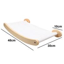 Wall-mounted Multiple Cat Shelf Hammock Combination With Sisal Cat Grab Post Ladder And Cat Pedal Jump Platform Cat House