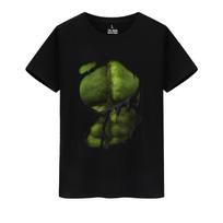 Marvel Avengers Hulk Short Sleeve T-Shirt Men's Clothes Summer Dress Crew Neck Half Sleeve Sports Casual Short Sleeve Popular 5XL įvairiaspalvis