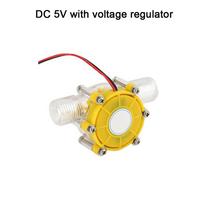 Micro-hydro Generator DC12V Water Flow Pump Turbine Hydroelectric Power Energy Generators Mini Water Turbinen Generator DC5V A