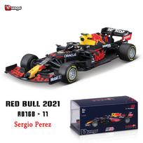 Bburago 1:43 2021 F1 Red Bull Racing RB16B 33# Verstappen Turkey Special Livery Racing Die Cast Model Alloy Car Toy black