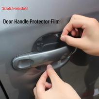 Rhino Skin Car Door Handle Protective Stickers - 4-Piece Universal Set