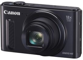 Canon PowerShot SX610 HS Juoda skaitmeninė kamera — 18x optinis priartinimas (PSSX610HS(BK)) juoda