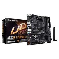 Gigabyte A520M DS3H WIFI6E  Processor family AMD  Processor socket AM4  DDR4  Supported hard