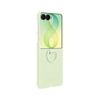 Samsung Silicone Ring Magnet Cover for Samsung Galaxy Z Flip 8 with MagSafe Compatible Ring - Green