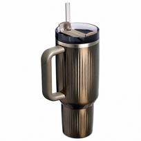 STANLEY termo puodelis Quencher H2.O Fluted 1.18L GunMetal Shine