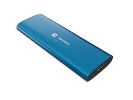 IŠORINIS SSD DĖKLAS NATEC RHINO M.2 NVME LITE USB-C 3.2 GEN 2 HORIZON BLUE