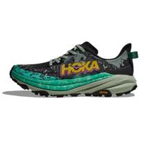 HOKA  Speedgoat 6 Black Aloe Vera Women Sneakers Green 1147811-BLVR 38