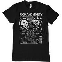 Rick And Morty Oficialiai Licencijuotas T-shirt Vyrams  Niekas Nepatsiranda Per Klaidą S juoda