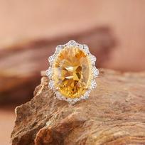 Millennium Cut Natural Topaz Amethyst Citrine Necklace Women'S S925 Sterling Silver Color Treasure Jewelry Pendant