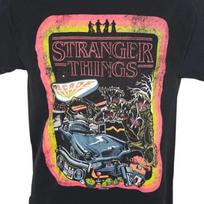 Stranger Things 100% Cotton T-shirt Mens Tees Top Mens Size Medium Black Arcade Netflix TV Show 3XL