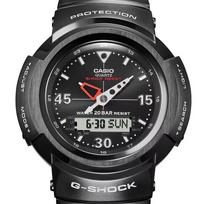 Casio G-Shock AWM-500-1AJF Full Metal Black Ion Plated Men's Watch, Tough Solar Multi Band 6, Analog-Digital, Japanese Domestic Model, JDM
