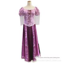 Anime Pasakiškas Cosplay Kostiumas, Rapunzel Suknelė, Rapunzel Princesės Kostiumas, Cosplay Apranga, Princesės Kostiumas Rapunzel Dress XXXL pink