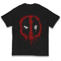 Marvel Deadpool Splatter Kids T-Shirt 140 brown