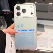 F1 Numbers Drivers Racing For iPhone 17,16,15,14,13,12,X,8,Pro,Max,Plus,SE4,Air,Mini Anti-Slip Design White IMD Matte Case iPhone14Pro