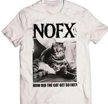 NOFX Roko Festivalis Punk In Drublic Marškinėliai Kaip Katė Tapo Tokia Storomis Marškinėliai Unisex Marškinėliai XXXL