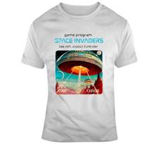 Space Invaders Atari C64 Commodore Retro Vintage Video Game Fan T Shirt Unisex T-Shirt L
