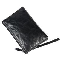 Cowhide Men's Large Capacity Envelope Clutch - High-End Design Handbag