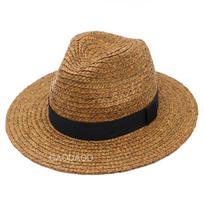 Large Size Natural Raffia Jazz Straw Hat for Men Women Wide Brim Summer Sun Hat UPF50+ Travel Panama Beach Hat Vintage 57-63cm 57cm ruda