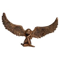 Carving Sitting Angel Figurine European Winged Girl Statue Resin Sculpture Home Office Bookshelf Desktop Decoration Ornament