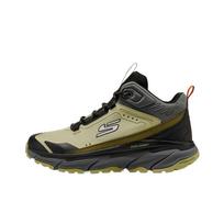 Skechers Outdoor Mens Mesh Printed Versatile Shock Absorbing Breathable Mid-Top Outdoor Functional Shoes Men Shoes 237413C-OLBK 41