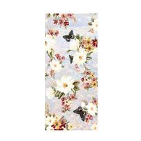 Yousheng Begonia Window Privacy Film Static Glass Sticker Opaque Retro Color Texture Static Cling Non-adhesive Easy Care Decoration for Home Bathroom G white