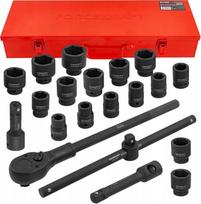 Smūginių galvučių komplektas ForceKraft FK-6212-5MPB, 3/4"