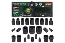 Smūginių galvučių komplektas Rockforce RF-50121K, 1/4", 1/2"