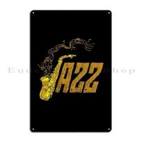 Saxophone Day Jazz Music Band Orchestra Jam Session Metal Plaque Plates Designs Cinema Personalized Decoration Tin Sign Poster 20x30cm（7.8x11.8inch）